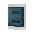Eaton Falon kívüli lakáselosztó 2x12M+átlátszó ajtó+sin 174191