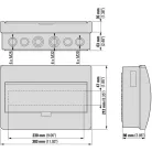 Eaton Falon kívüli lakáselosztó  1X12M IP40 BC-O-1/12-ECO 280347