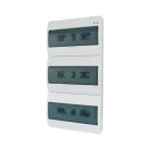 Eaton Falon kívüli lakáselosztó 3x18M BC-O-3/54-ECO átlátszó ajtó 280351
