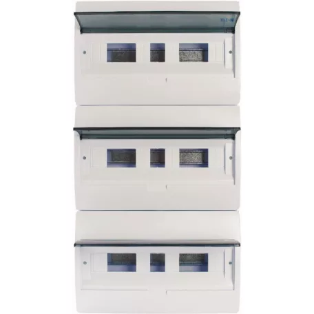 Eaton Falon kívüli lakáselosztó 3x18M BC-O-3/54-ECO átlátszó ajtó 280351