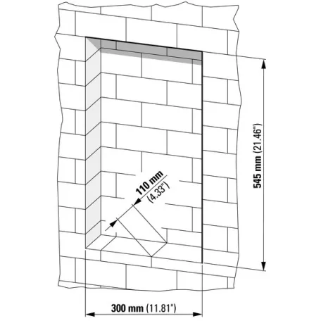 Eaton Süllyesztett lakáselosztó 3X12M BC-U-3/36-ECO átlátszó ajtó 284641