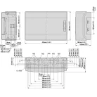 Eaton Falon kívüli lakáselosztó 1X18 IKA-1/18-ST 174200