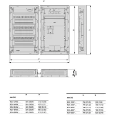 Eaton Süllyesztett lakáselosztó 1x12M IP30 KLV-12 178814