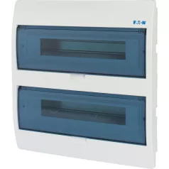   Eaton Süllyesztett lakáselosztó 2x18M BC-U-2/36-ECO átlátszó ajtó 280357