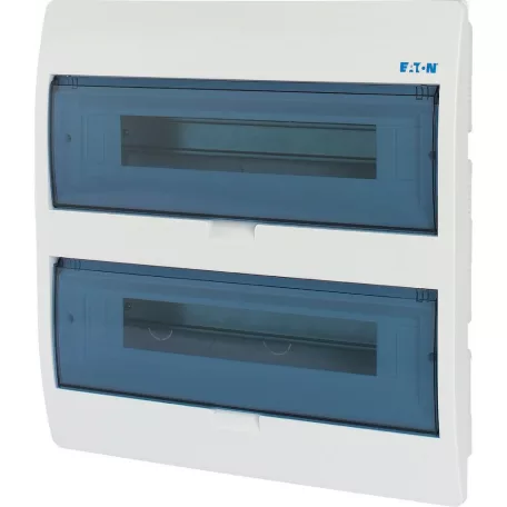 Eaton Süllyesztett lakáselosztó 2x18M BC-U-2/36-ECO átlátszó ajtó 280357