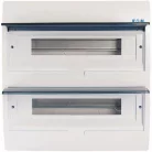 Eaton Süllyesztett lakáselosztó 2x18M BC-U-2/36-ECO átlátszó ajtó 280357