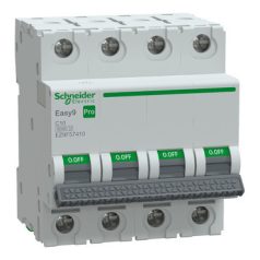 SCHNEIDER EASY9 PRO Kismegszakító, 4P, C, 10A EZ9F57410