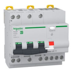   SCHNEIDER EASY9 PRO Áramvédős kismegszakító, A osztály, 3P-N, C, 13A, 30mA EZ9D55713