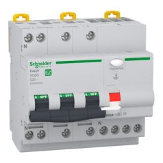   SCHNEIDER EASY9 PRO Áramvédős kismegszakító, A osztály, 3P-N, C, 20A, 30mA EZ9D55720