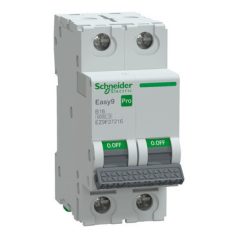 SCHNEIDER EASY9 PRO Kismegszakító, 2P, B, 16A EZ9F27216