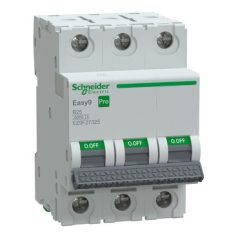 SCHNEIDER EASY9 PRO Kismegszakító, 3P, B, 25A EZ9F27325