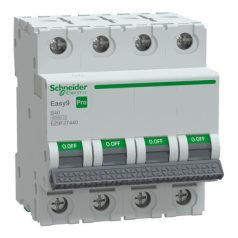 SCHNEIDER EASY9 PRO Kismegszakító, 4P, B, 40A EZ9F27440