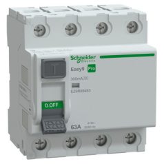   SCHNEIDER EASY9 PRO Áram-védőkapcsoló, A osztály, 4P, 63A, 300mA EZ9R89463