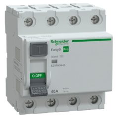   SCHNEIDER EASY9 PRO Áram-védőkapcsoló, A osztály, 4P, 40A, 30mA EZ9R49440