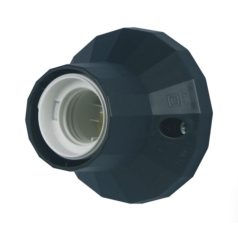   Foglalat E27, oldalfali/mennyezeti foglalat,Ø 83 mm fekete 0513072555
