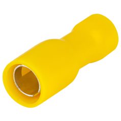   Tracon 6mm2, (d1=3,5mm, d2=5mm), PVC SHA4 Szigetelt hengeres csatlakozó aljzat, elektrolitréz, sárga 5997374101592