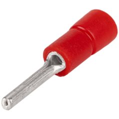   Tracon 1,5mm2, (l1=12mm, d1=1,8mm), PVC PCS Szigetelt csapos saru, ónozott elektrolitréz, piros 5997374101516