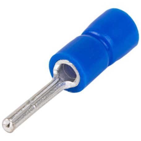 Tracon 2,5mm2, (l1=12mm, d1=2,3mm), PVC KCS Szigetelt csapos saru, ónozott elektrolitréz, kék 5997374101523