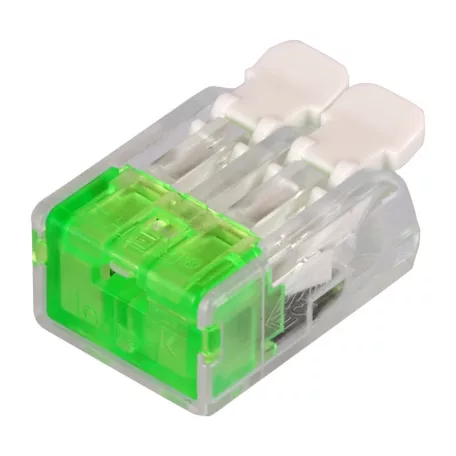 Tracon 0,2-4(2,5)mm2, 32A, 450VAC 4P RVOG4 Csavar nélküli vezetékösszekötő, nyitható átlátszó 5997374198912