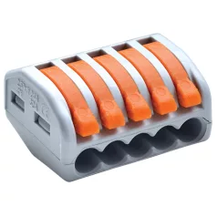   Tracon 0,75-4mm2, 32A, 400VAC 5P OVO2,5-5 Csavar nélküli vezetékösszekötő, nyitható 5997374201728