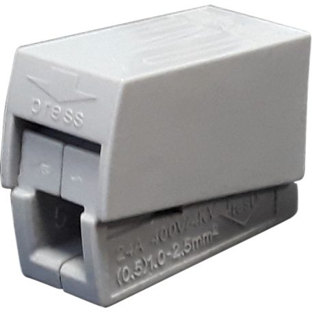 Tracon In: 1-2,5mm2; Out: 0,5-2,5mm2, 24A, 400VAC, 3P OLC21 2 vezetékes csillárkapocs 5997374215633