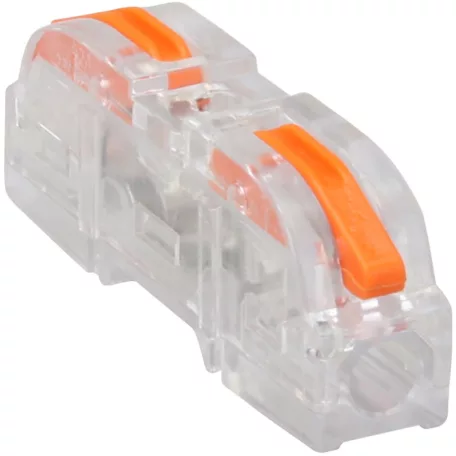 Tracon 0,5-4mm2, 32A, 400VAC 1P OVOTT11 Csavar nélküli vezetékösszekötő, toldó, nyitható, átlátszó 5997374224963