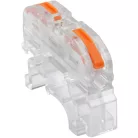Tracon 0,5-4mm2, 32A, 400VAC 1P OVOKT11 Csavar nélküli vezetékösszekötő, toldó, nyitható, átlátszó 5997374224956