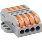 Tracon 0,5-4mm2, 32A, 400VAC 4P OVOFT44 Csavar nélküli vezetékösszekötő, toldó, nyitható 5997374224918