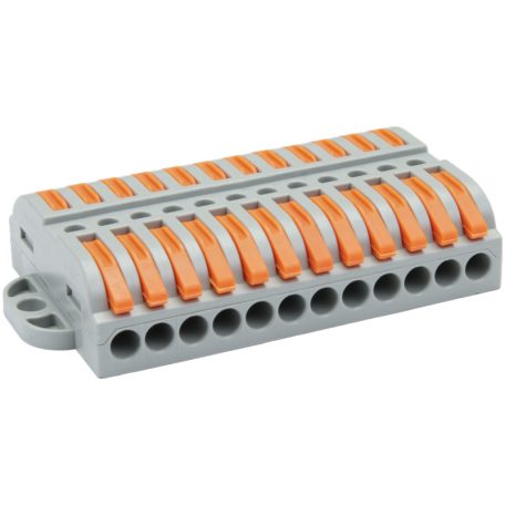 Tracon 0,5-4mm2, 32A, 400VAC 12P OVOFT1212 Csavar nélküli vezetékösszekötő, toldó, nyitható 5997374224888
