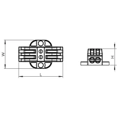   Tracon 0,5-4mm2, 32A, 400VAC 12P OVOFT1212 Csavar nélküli vezetékösszekötő, toldó, nyitható 5997374224888