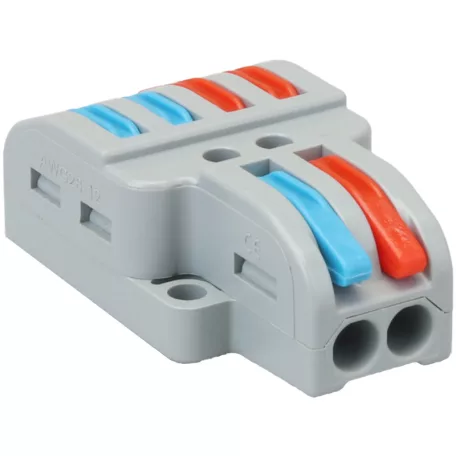 Tracon 0,5-4mm2, 32A, 400VAC 2P OVO2P24 Többpólusú csavar nélküli vezetékösszekötő, nyitható 5997374224840