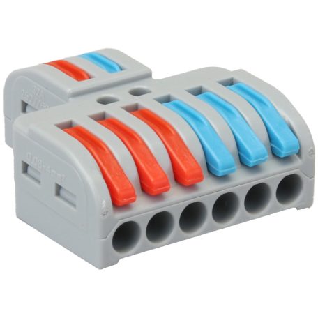 Tracon 0,5-4mm2, 32A, 400VAC 2P OVO2P26 Többpólusú csavar nélküli vezetékösszekötő, nyitható 5997374224857