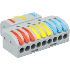   Tracon 0,5-4mm2, 32A, 400VAC 3P OVO3P39 Többpólusú csavar nélküli vezetékösszekötő, nyitható 5997374224871