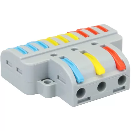 Tracon 0,5-4mm2, 32A, 400VAC 3P OVO3P39 Többpólusú csavar nélküli vezetékösszekötő, nyitható 5997374224871
