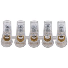  Tracon 5×2,5mm2, 450VAC TBT-2,5 Csavaros csatlakozó, átlátszó házzal, 5 tagú, 1 csavar 5997374172080
