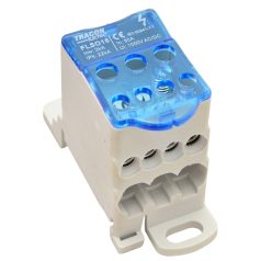   Tracon 3×16(16)mm2 / 4×10(6)mm2, 1000VAC/DC, 80A FLSO16 Fővezetéki leágazó sorkapocs nyitható fedéllel 5997374192491