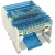 Tracon 1×16(10) mm2 / 5×10(6) mm2, 500VAC/DC, 80A FLSO16-4P6 Moduláris elosztóblokk nyitható fedéllel 5997374213899