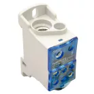 Tracon 1×70(50)mm2 / 6×25(16)mm2, 1000VAC/DC, 160A FLSO70 Fővezetéki leágazó sorkapocs nyitható fedéllel 5997374192514