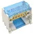 Tracon 1×25(25)mm2 / 3×10(6)mm2, 3×16(10)mm2, 500VAC/DC, 100A FLSO25-2P7 Moduláris elosztóblokk nyitható fedéllel 5997374211901