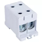 Tracon 35-150mm2, max. 1000VAC/1500VDC, max.320A FLEAL-150/2 Főáramköri leágazó kapocs, sínre/felületre, szürke 5997374216883
