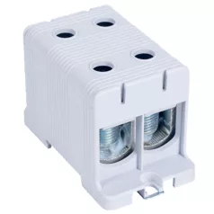   Tracon 35-150mm2, max. 1000VAC/1500VDC, max.320A FLEAL-150/2 Főáramköri leágazó kapocs, sínre/felületre, szürke 5997374216883
