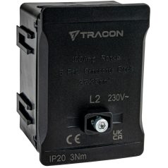   Tracon 2x35mm2 / 3x35mm2, 690VAC, 100A FSK35F Fővezetéki sorozatkapocs, plombálható, fekete 5997374129169