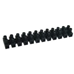   Tracon 6mm2, 450VAC, 40A, PP SF10A-H Flexibilis sorozatkapocs, H profil, 12 tag, fekete 5997374174947