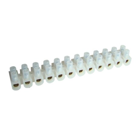 Tracon 10mm2, 450VAC, 50A, PE S15A-U Flexibilis sorozatkapocs, U profil, 12 tag, natúr 5997374104548