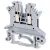 Tracon 500V 17.5A 0.14-1.5 mm2 TSKA1,5 Fázisvezető ipari sorozatkapocs, csavaros, sínre, szürke 5997374206662
