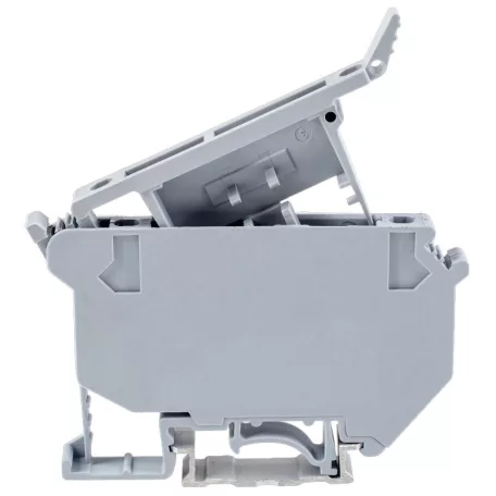 Tracon 800V 6.3A 0.5-6 mm2 TSKA4B Biztosítós ipari sorozatkapocs, csavaros, sínre, szürke 5997374206778