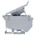 Tracon 800V 6.3A 0.5-6 mm2 TSKA4B Biztosítós ipari sorozatkapocs, csavaros, sínre, szürke 5997374206778