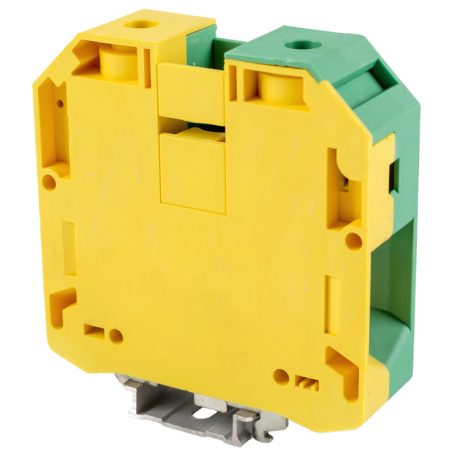 Tracon 1000V 230A 25-95 mm2 TSKA95JD Védővezető ipari sorozatkapocs, csavaros, sínre, zöld/sárga 5997374206716