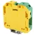 Tracon 1000V 230A 25-95 mm2 TSKA95JD Védővezető ipari sorozatkapocs, csavaros, sínre, zöld/sárga 5997374206716