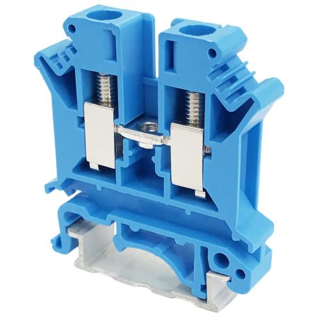 Tracon 0,2-6mm2, 800VAC, 57A TSKA6-K Nullavezető ipari sorozatkapocs, csavaros, sínre, kék 5997374144025